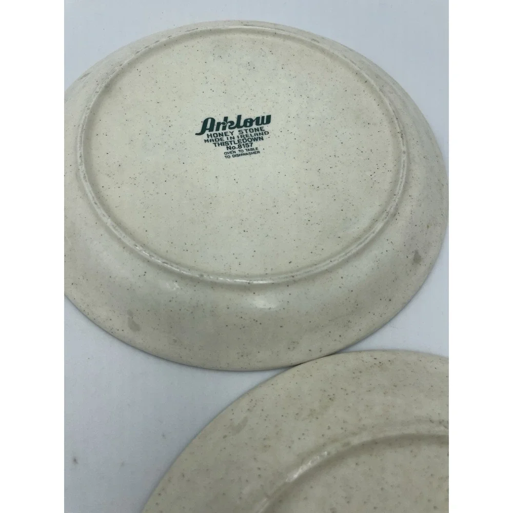Vintage Set of 4‎ Arklow Thistledown 7.5 Dessert Salad Plates Ireland